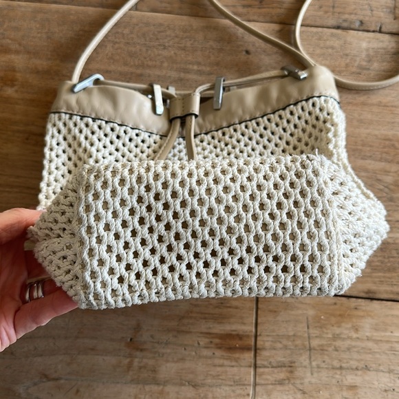 👜 Authentic Rag & Bone Dayton Crochet Bucket Bag – “Natural Net” - Picture 6 of 12